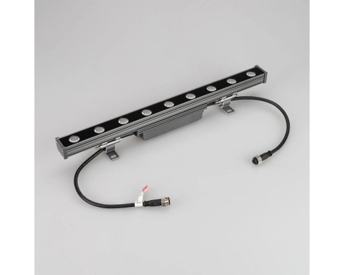 Линейный светодиодный прожектор Arlight AR-LINE-500-9W Warm3000 (GR, 15x60 deg, 230V) 041724