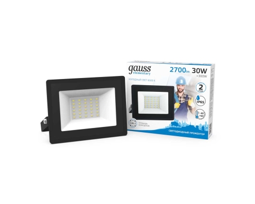 Прожектор светодиодный Gauss 30W 613100330
