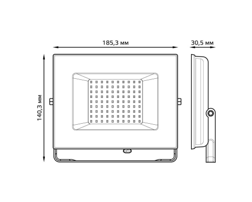 Прожектор светодиодный Gauss 50W 613100350