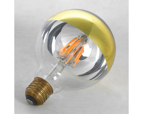 Лампа светодиодная Е27 6W 2600K золото GF-L-2107