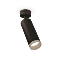 Комплект накладного светильника Ambrella light Techno Spot XM6343004 SBK/MCH черный песок/хром матовый (A2210, C6343, N6133)