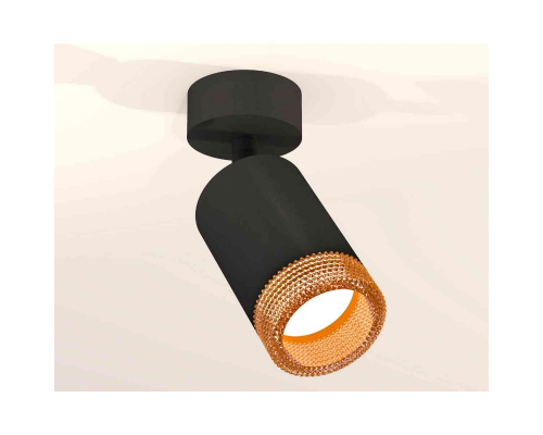 Комплект накладного светильника Ambrella light Techno Spot XM6313005 SBK/CF черный песок/кофе (A2210, C6313, N6154)
