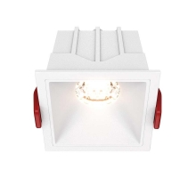 Встраиваемый светильник Maytoni Alfa LED DL043-01-10W3K-D-SQ-W