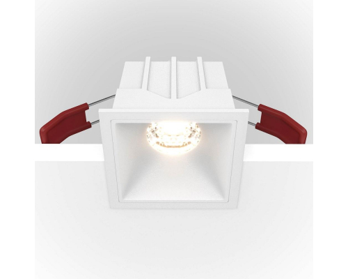 Встраиваемый светильник Maytoni Alfa LED DL043-01-10W4K-D-SQ-W