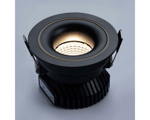 Встраиваемый светодиодный диммируемый светильник Italline IT02-008 Dim black