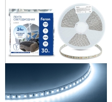 Светодиодная лента Feron 11W/m 120LED/m 2835SMD 6000К 30M LS501 53088