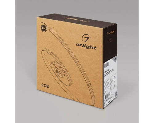 Светодиодная лента Arlight 8W/m 320LED/m CSP холодный белый 50М COB-X320-8mm 48V White6000 043246