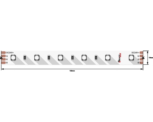 Светодиодная влагозащищенная лента DesignLed 14,4W/m 60LED/m 3535SMD разноцветный 5M 002843