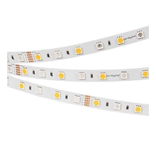 Светодиодная влагозащищенная лента Arlight 14,4W/m 60LED/m 5060SMD разноцветный/теплый белый 5M 034185
