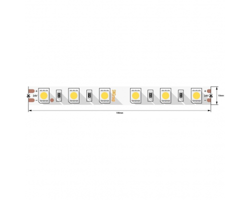 Светодиодная лента SWG 14,4W/m 60LED/m 5050SMD холодный белый 5M 006319