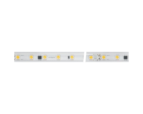 Светодиодная влагозащищенная лента Arlight 8W/m 54LED/m 5060SMD холодный белый 50M ARL-PV-B54-15.5mm 230V White6000 027056(2)