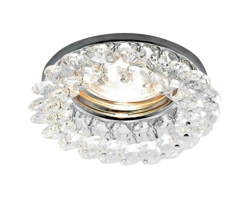 Встраиваемый светильник Ambrella light Crystal K206 CL/CH