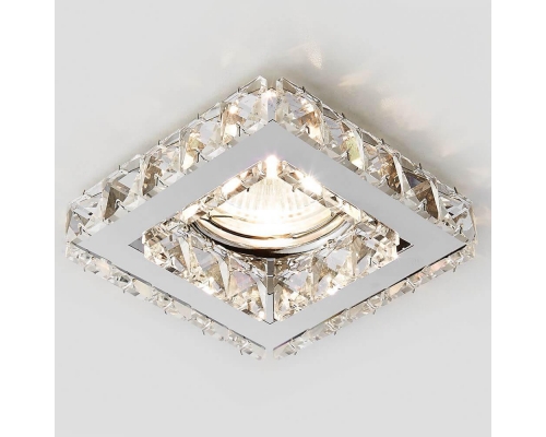 Встраиваемый светильник Ambrella light Crystal K110 CL/CH
