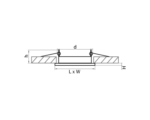 Встраиваемый светильник Lightstar Tensio 212127