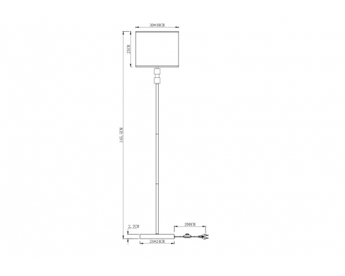 Торшер Arte Lamp North A5896PN-1PB