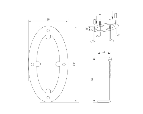 Торшер Arlight LGD-MUSE-BOLL-H2000-18W Warm3000 037522