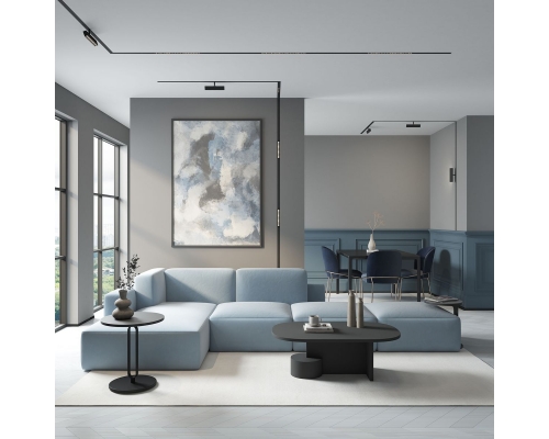 Трековый светодиодный светильник Denkirs DK8001-BK