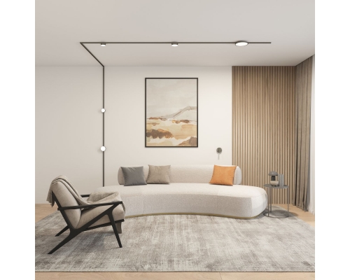 Трековый светодиодный светильник Denkirs Shine Flow DK5763-DN
