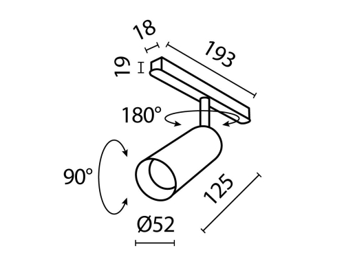 Трековый светодиодный светильник Maytoni Technical Exility Focus Led TR032-2-12W4K-S-B