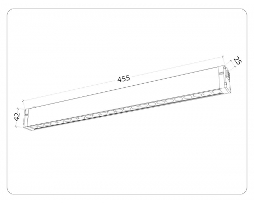 Трековый светодиодный светильник Ambrella Light Track System Magnetic 220V GL1313