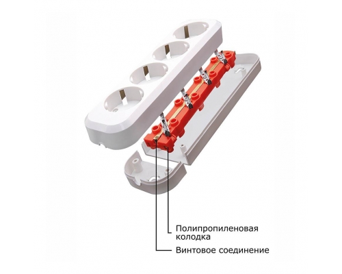 Колодка Feron Stekker 3гн б/з PST1030020 39008