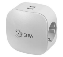 Сетевой разветвитель ЭРА SP-3e-USB-2A Б0015243