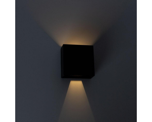 Уличный настенный светодиодный светильник Arte Lamp Algol A1445AL-1BK