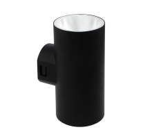 Уличный настенный светодиодный светильник Arte Lamp Alcyone A6109AL-2BK