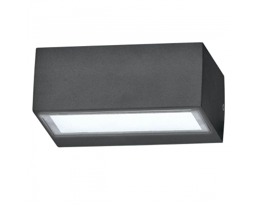 Уличный настенный светильник Ideal Lux Twin Ap1 Big Antracite 115368