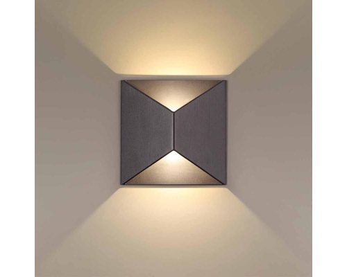 Уличный настенный светодиодный светильник Odeon Light Hightech Tibro 3907/10WL
