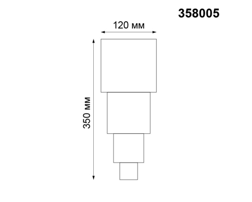 Уличный настенный светодиодный светильник Novotech Street Kaimas 358005