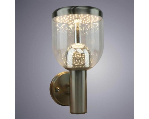 Уличный настенный светодиодный светильник Arte Lamp Inchino A8163AL-1SS