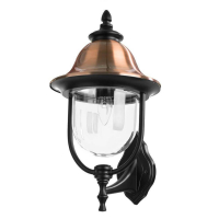 Уличный настенный светильник Arte Lamp Barcelona A1481AL-1BK