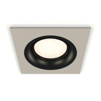 Комплект встраиваемого светильника Ambrella light Techno Spot XC7633002 SGR/PBK серый песок/черный полированный (C7633, N7011)