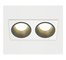 Встраиваемый светильник Italline IT08-8013 black 3000K 2 шт + IT08-8015 white