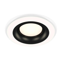 Комплект встраиваемого светильника Ambrella light Techno Spot XC7621002 SWH/PBK белый песок/черный полированный (C7621, N7011)