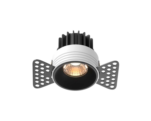Встраиваемый светодиодный светильник Maytoni Round DL058-7W3K-TRS-B