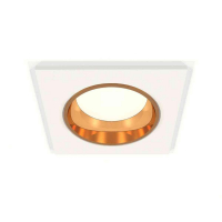 Комплект встраиваемого светильника Ambrella light Techno Spot XC6520004 SWH/PYG белый песок/золото желтое полированное (C6520, N6113)
