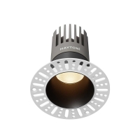 Встраиваемый светильник Maytoni Technical DL122-15W-3K-TRS-B