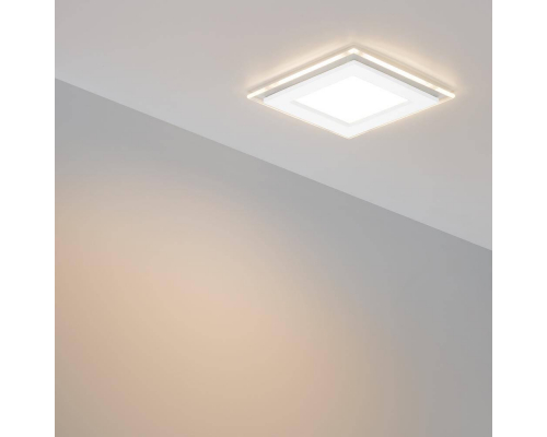 Встраиваемый светодиодный светильник Arlight LT-S160x160WH 12W Warm White 120deg 015562