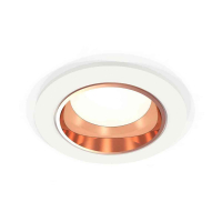 Комплект встраиваемого светильника Ambrella light Techno Spot XC6512005 SWH/PPG белый песок/золото розовое полированное (C6512, N6114)