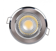 Встраиваемый светодиодный светильник Horoz Melisa-3 3W 2700К хром 016-008-0003 HRZ00000376