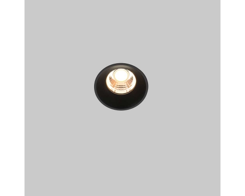 Встраиваемый светодиодный светильник Maytoni Round DL058-7W3K-TRS-B