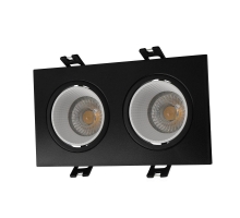 Встраиваемый светильник Denkirs DK3072-BK+WH