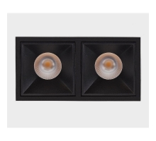 Встраиваемый светильник Italline IT06-6020 black 4000K - 2 шт. + IT06-6022 black