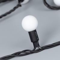 Уличная светодиодная гирлянда Ardecoled шарики 230V теплый белый ARD-Ball-Classic-D23-10000-Black-80Led Warm 025617