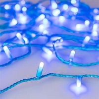 Уличная светодиодная гирлянда Ardecoled нить 230V синий ARD-String-Classic-10000-Blue-100Led-Milk-Flash Blue 031199