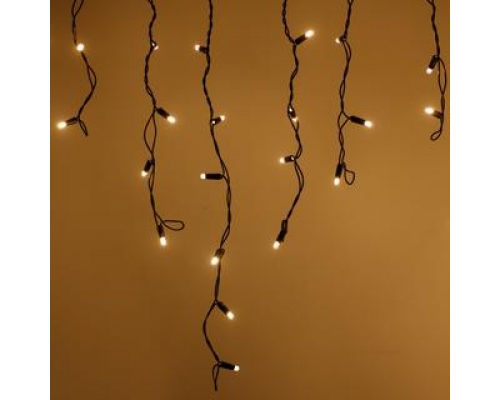 Уличная светодиодная гирлянда Ardecoled бахрома ARD-Edge-PRO-4000x600-Black-128LED-Milk-STD Warm 034111