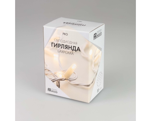 Уличная светодиодная гирлянда Ardecoled бахрома 230V теплый белый ARD-Edge-Pro-4000X600-White-128Led-Flash Warm/Warm 031193