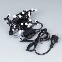 Уличная светодиодная гирлянда Ardecoled шарики 230V синий ARD-Ball-Classic-D13-20000-Black-200Led Blue 025576